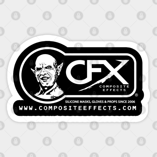 CFX Masks Logo - White Sticker by CFXMasks